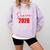 Senior 2026 Retro Class Of 2026 Graduation For Students Comfort Colors Sweatshirt Orchid