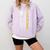 Senior 26 Class Of 2026 American Flag Graduation 2026 Comfort Colors Sweatshirt Orchid