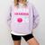 Senior Cheerleader Grandma Cheer Class Of 2026 Graduation Comfort Colors Sweatshirt Orchid
