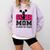 Senior Cheerleader Mom Cheer Class Of 2025 Graduation Women Comfort Colors Sweatshirt Orchid