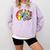 Senior Class Of 2019 Boho Tie Dye Graduation Comfort Colors Sweatshirt Orchid