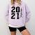 Senior Class Of 2021 Graduation High School College Comfort Colors Sweatshirt Orchid