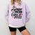 Senior Class Of 2022 School Graduation Mom Comfort Colors Sweatshirt Orchid