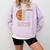 Senior Class Of 2023 Graduation Basketball Team Graduate Comfort Colors Sweatshirt Orchid