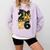 Senior Class Of 2026 Senior Girl Graduation Cap Coquette Bow Comfort Colors Sweatshirt Orchid