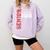 Senior Class Of 2026 Graduation Grad 26 Comfort Colors Sweatshirt Orchid
