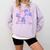 In My Senior Era Class Of 2025 Groovy Senior 2025 Graduation Comfort Colors Sweatshirt Orchid
