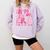 In My Senior Era Class Of 2026 Retro Senior 2026 Graduation Comfort Colors Sweatshirt Orchid