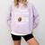 Senior Football Brother Class Of 2026 Graduation Graduate Comfort Colors Sweatshirt Orchid