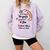 Senior Football Mom Class Of 2026 Graduation Graduate Comfort Colors Sweatshirt Orchid
