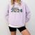 Senior Graduation Class Of 2024 Cute Senior 2024 Flowers Comfort Colors Sweatshirt Orchid