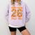 Senior Mom Class Of 2026 Basketball Mom Graduation Comfort Colors Sweatshirt Orchid