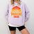 Senior Sunrise Class Of 2026 Graduation Proud Graduate Retro Comfort Colors Sweatshirt Orchid