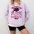 She Believed She Could So She Mastered It Graduation Comfort Colors Sweatshirt Orchid