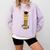SmileteesGrad Llama Graduation T-Shirt Comfort Colors Sweatshirt Orchid