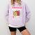 Snail Low Social Battery Need To Go Home Tee For Introvert Comfort Colors Sweatshirt Orchid