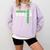 Soccer Senior Night Soccer Senior 2025 Graduation 14 Comfort Colors Sweatshirt Orchid