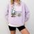 Social Anxiety Introvert Nervous Awkward Socially Comfort Colors Sweatshirt Orchid