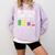 My Social Battery Introverted Low Energy Antisocial Comfort Colors Sweatshirt Orchid