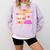 Social Worker T Shirt Graduation Social Work Month Comfort Colors Sweatshirt Orchid
