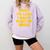 SORRY I'M LATE I DIDN'T WANT TO COME FUNNY INTROVERT PRESENT Comfort Colors Sweatshirt Orchid SORRY I'M LATE I DIDN'T WANT TO COME FUNNY INTROVERT PRESENT Comfort Colors Sweatshirt Orchid
