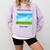 Out Standing In Her Field Graduation Tee Comfort Colors Sweatshirt Orchid