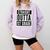 Straight Outta 1st Grade First Graduate Graduation Student Comfort Colors Sweatshirt Orchid