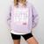 Straight Outta 2nd Grade Class Of 2028 Shirt Graduation Comfort Colors Sweatshirt Orchid