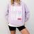 Straight Outta 4th Grade Graduation Class 2028 Fourth Grade Comfort Colors Sweatshirt Orchid