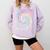 Straight Outta 8th Grade Class Of 2022 School Graduation Comfort Colors Sweatshirt Orchid