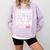 Straight Outta 8th Grade Class Of 2022 Shirt Graduation Comfort Colors Sweatshirt Orchid