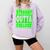 Straight Outta College 2018 Graduation Comfort Colors Sweatshirt Orchid