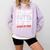 Straight Outta First Grade Class Of 2018 Graduation Comfort Colors Sweatshirt Orchid