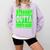Straight Outta Fourth Grade Graduation Class Comfort Colors Sweatshirt Orchid