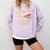 STRAIGHT OUTTA HIGH SCHOOL 2018 Grad Graduation Shirt Comfort Colors Sweatshirt Orchid