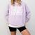 Straight Outta High School Graduation Kid Comfort Colors Sweatshirt Orchid