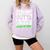 Straight Outta Junior High School Class Of 2022 Graduation Comfort Colors Sweatshirt Orchid