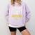 Straight Outta Law School Graduation Tshirt Law School Comfort Colors Sweatshirt Orchid