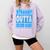 Straight Outta Second Grade Graduation Class Comfort Colors Sweatshirt Orchid