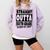 Straight Outta Sixth Grade Class Of 2019 Graduation Comfort Colors Sweatshirt Orchid