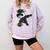 Student Graduation 2022 Panda Football Boys Girls Teenager Comfort Colors Sweatshirt Orchid