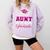 Super Proud Aunt Of 2025 Graduate Senior Graduation Family Comfort Colors Sweatshirt Orchid
