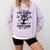 I Survived 6th Grade Graduated Cat Graduation For Men Women Girls Kids Comfort Colors Sweatshirt Orchid