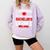 I Survived My Boyfriend's Bachelor's Degree Graduation Comfort Colors Sweatshirt Orchid