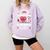 I Survived My Daughter's Nursing Degree School Graduation Comfort Colors Sweatshirt Orchid