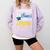 i Survived My Fiance's Masters Degree Graduation Gifts Comfort Colors Sweatshirt Orchid