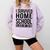 I Survived Home School Class Of 2018 Graduation Comfort Colors Sweatshirt Orchid