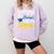 i Survived My Husbands Bachelors Degree Graduation Gifts Comfort Colors Sweatshirt Orchid