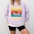 I Survived My Husband's Master's Degree Graduation Comfort Colors Sweatshirt Orchid