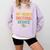 i Survived My Moms Doctoral Degree Doctorate Graduation Comfort Colors Sweatshirt Orchid